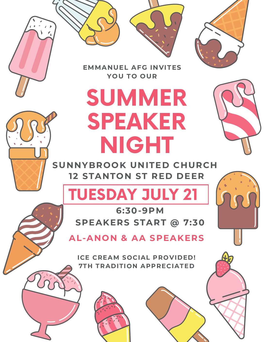Emmanuel AFG Summer Speaker Night